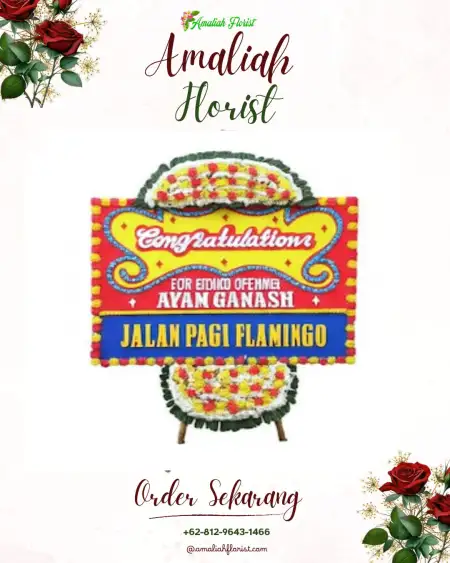 Sewa Papan Bunga Tengah Padang